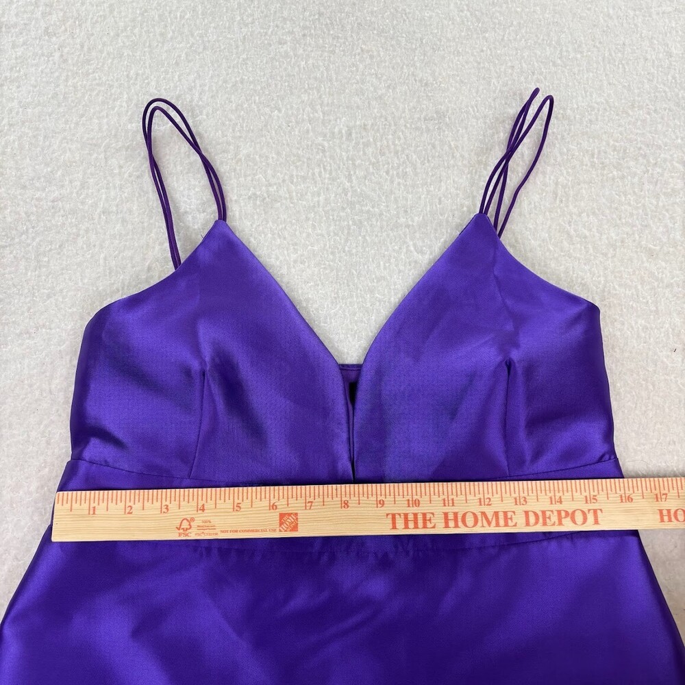 NWT Lulus Glamourous Life Purple Sleeveless Mini Dress Party Cocktail Size XL - Picture 5 of 8